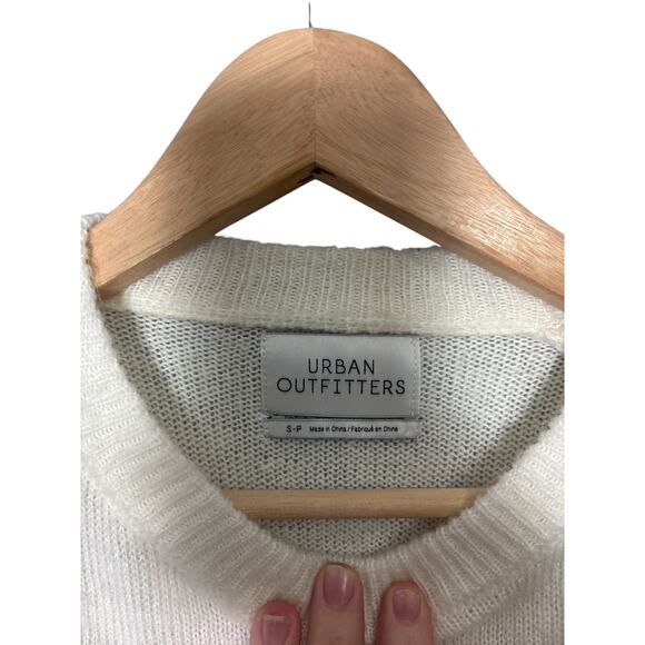 Urban Outfitters Rainbow Sweater - White - Size Small - Picture 3 of 5